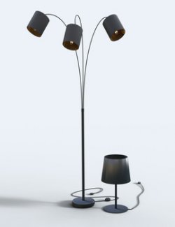 Floor Lamps for DAZ Studio