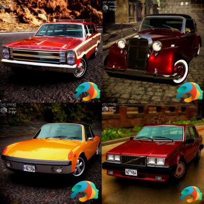 Click here to see preview images for "September Car Bundle for DAZ Studio" September Car Bundle for DAZ Studio