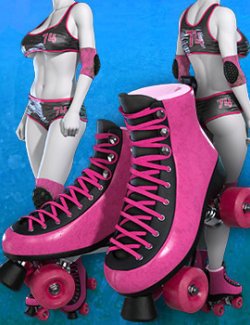 Exnem dForce Roller Derby for Genesis 8 Female