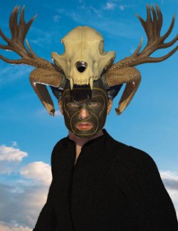 Druid Helmet for Poser