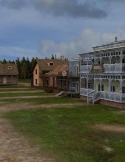 Western Town Set 2 for DAZ Studio