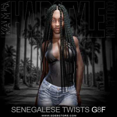 Click here to see preview images for "Senegalese Twists G8F" Senegalese Twists G8F