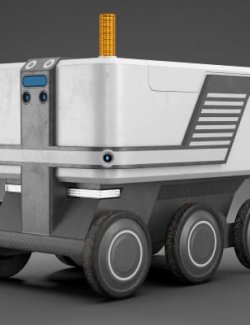 Delivery Courier Robot Props