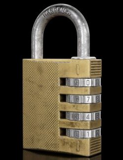 Combination Padlock Props
