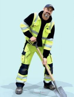 Worker with a Shovel