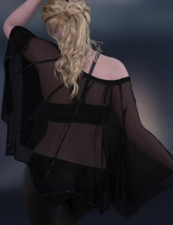 dForce - Batwing Cape - Genesis 9